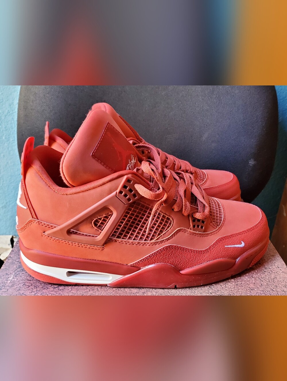 Nigel Sylvester x Air Jordan 4 Retro OG SP Brick By Brick. Size 11